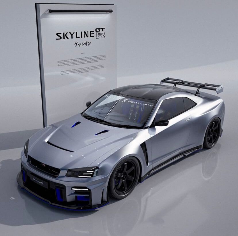 Nissan *R36* Skyline GTR Render. Thoughts? Design by @romanmiah